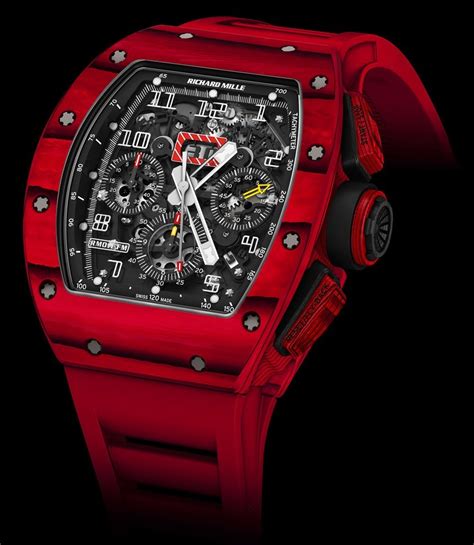 richard mille rm 011 red qtpt|Richard Mille RM 011 RED TPT Quartz Watch .